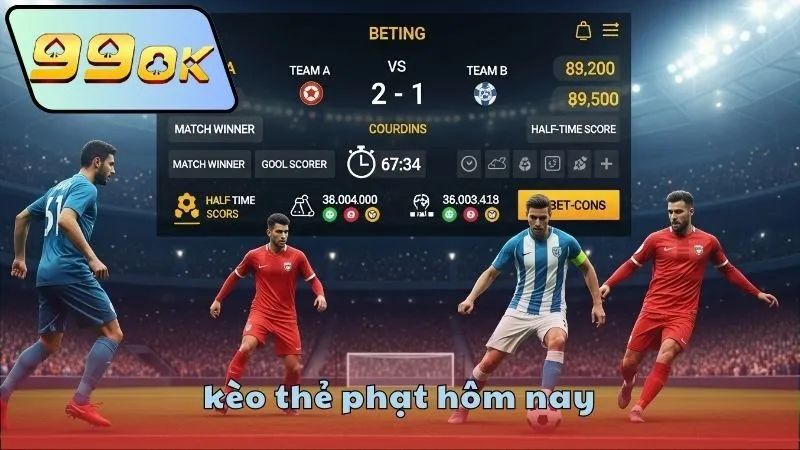 Kèo thẻ phạt hôm nay – Nhận định chuẩn từ nhà cái uy tín 2 Kèo thẻ phạt hôm nay 99OK là gì?